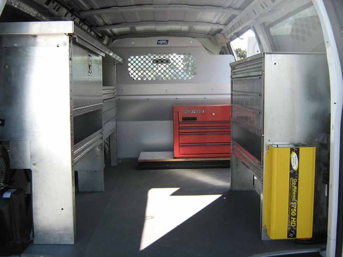 custom truck interior